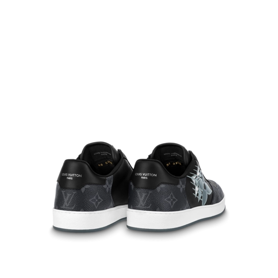 Be Stylish with Louis Vuitton Rivoli Sneaker Black for Men's and Get Discount!