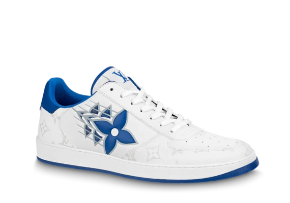 Shop the Louis Vuitton Rivoli Sneaker Blue for Men - Buy Now at Discount!