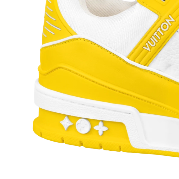 Shop for Stylish Men's Sneaker - Louis Vuitton Trainer in Yellow
