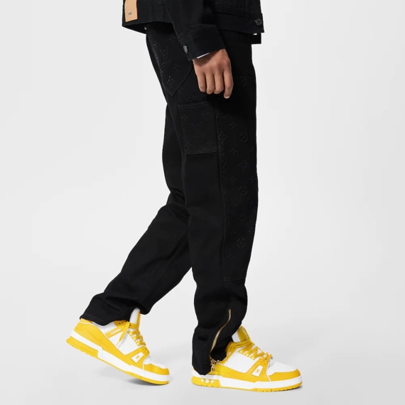 Unique Men's Shoes - Louis Vuitton Trainer Sneaker in Yellow