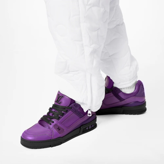 Shop Men's Designer Sneakers - Louis Vuitton Purple!