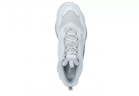 Be Fashionable with Women's Balenciaga Triple S - Light Blue!