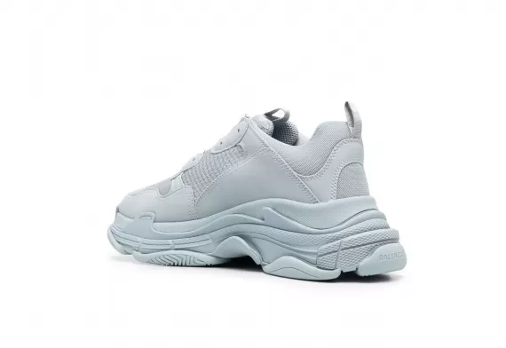 Look Stylish with Women's Balenciaga Triple S - Light Blue!