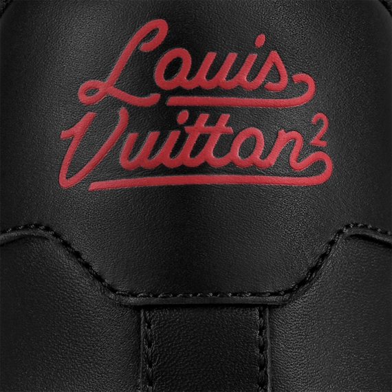 Find Men's Louis Vuitton Trainer Sneaker - Black, Printed calf leather.
