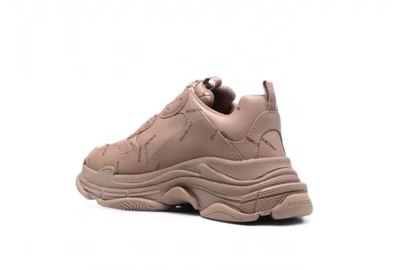 Men's Balenciaga Triple S - Dark-Beige Sneakers On Sale Now