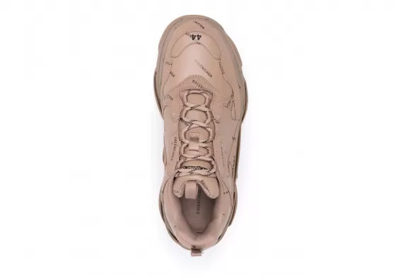 Save on Men's Balenciaga Triple S - Dark-Beige Sneakers at Online Fashion Designer Shop