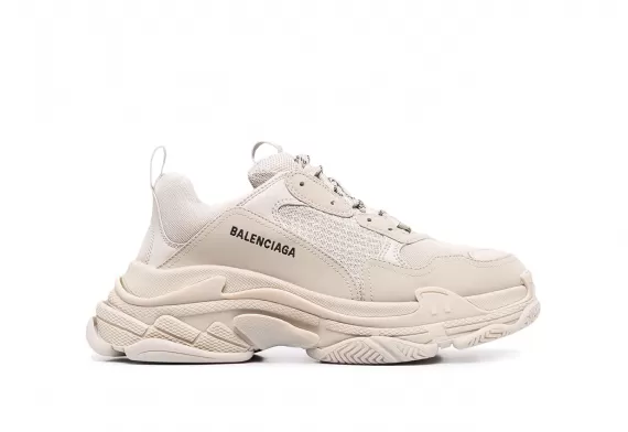 Balenciaga Triple S - Beige Men's Sneakers on Sale!