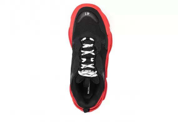 Save on Men's Balenciaga Triple S - Black/Red Shoes Today