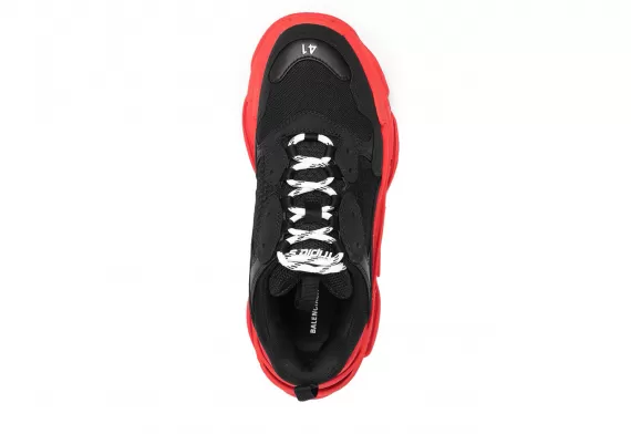 Women's Balenciaga Triple S - Black/Red On Sale Now