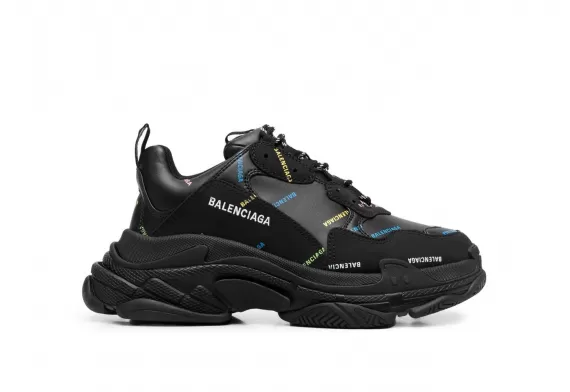 Women's Balenciaga Triple S - Black / Multicolour at Discounted Prices