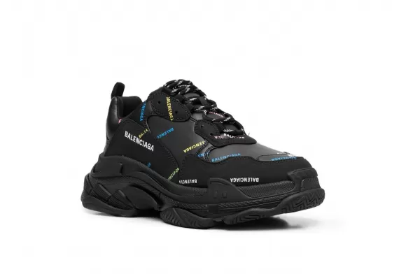 Save on Balenciaga Triple S - Black / Multicolour Men's Shoes