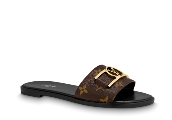 Shop Louis Vuitton Lock it Flat Mule - Women's Fashion Designer Online