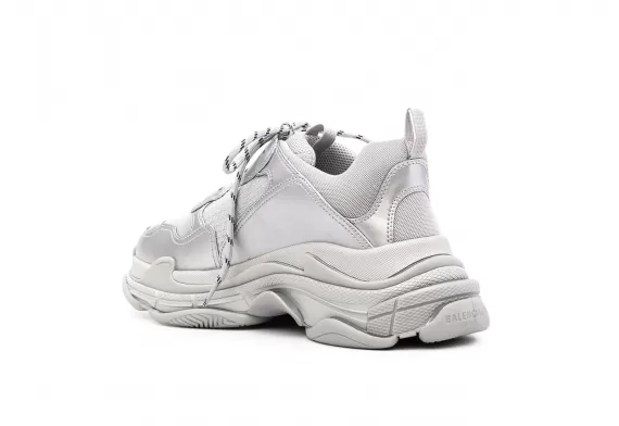 Shop Now for Balenciaga Triple S - Silver-Tone Men's Shoes