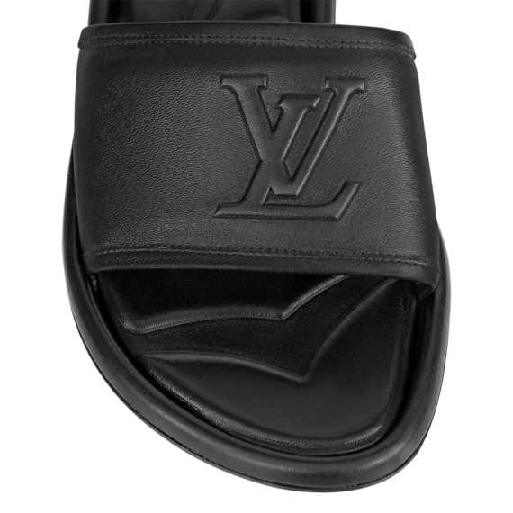 Discover Louis Vuitton Magnetic Flat Mule Black for Women's