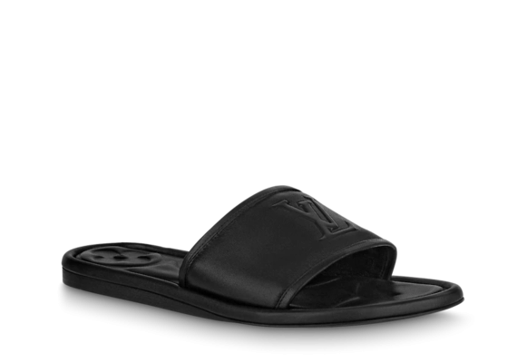Shop Louis Vuitton Magnetic Flat Mule Black for Women's