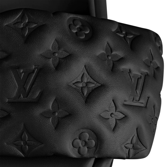 Look Stylish with Louis Vuitton Pool Pillow Flat Comfort Mule Black - Discount Available!