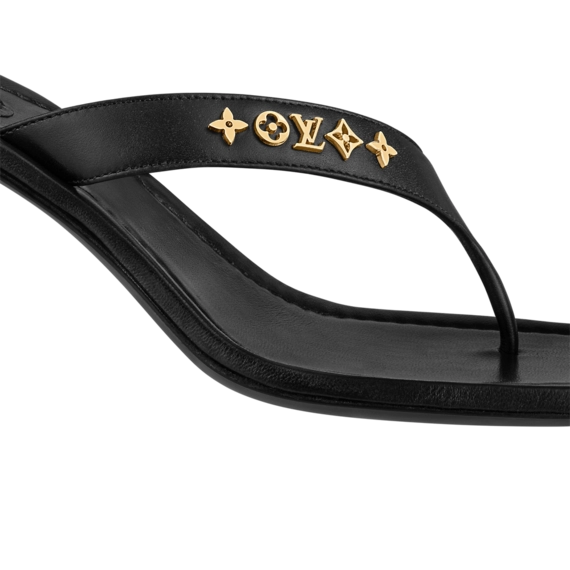 Enhance Your Style with Louis Vuitton Signature Thong Black