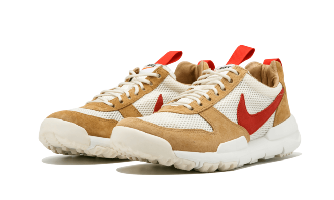 Get the Latest Look: Tom Sachs x Nike Mars Yard 2.0 NATURAL/SPORT RED-MAPLE AA2261 100 for Men's