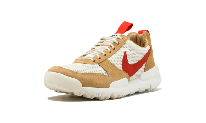 Get Women's Tom Sachs x Nike Mars Yard 2.0 NATURAL/SPORT RED-MAPLE AA2261 100 Now - Sale Today!
