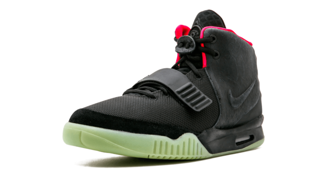 Stay Stylish with Nike Air Yeezy 2 NRG BLACK/BLACK-SOLAR RED for Men's