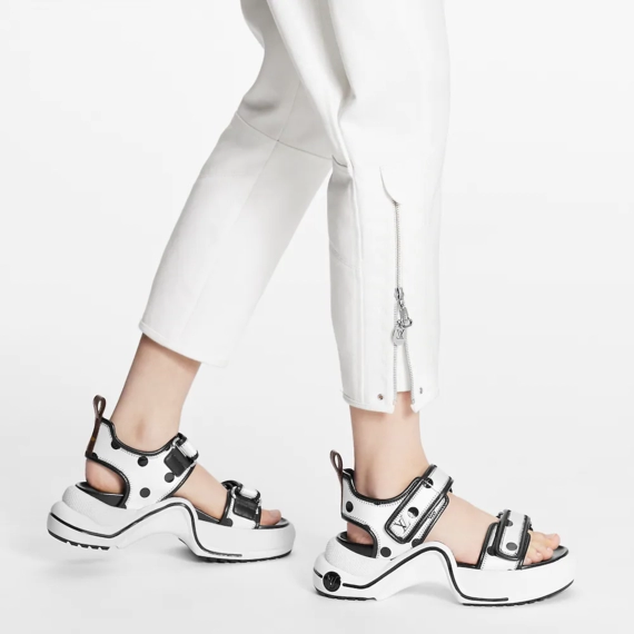 Shop for Women's LV Archlight Flat Sandal at Discounted Prices!