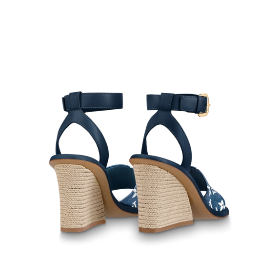 Women's Luxury Footwear: Louis Vuitton Maia Wedge Sandal