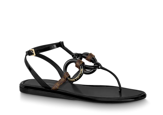 Women's Louis Vuitton Vedette Flat Sandal - Now On Sale!