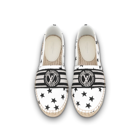 Save on Luxury Louis Vuitton Starboard Flat Espadrillas for Women