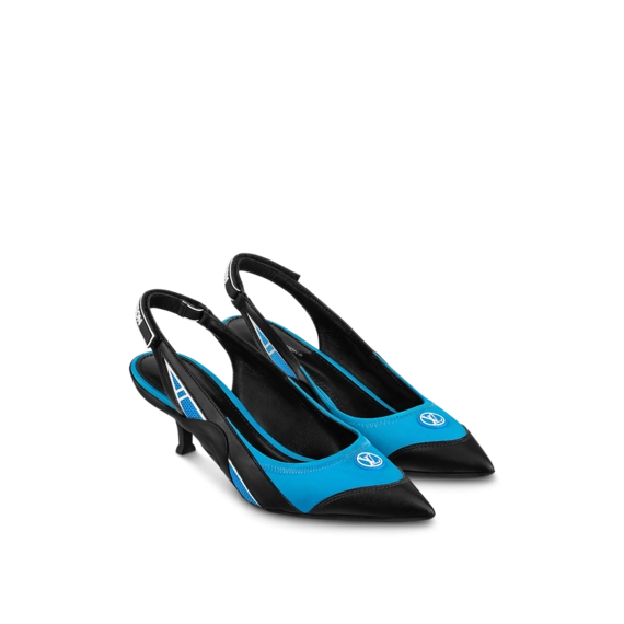 Women's Louis Vuitton Archlight Slingback Pump Blue Available Now