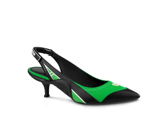 Buy Louis Vuitton Archlight Slingback Pump Green for Women Now!