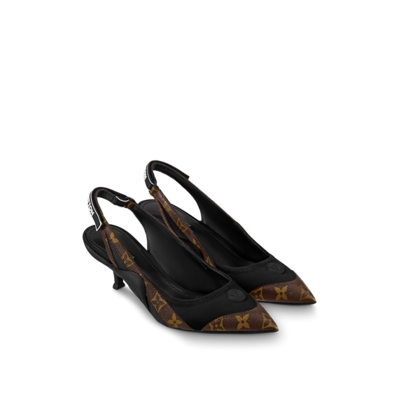 Women's Black Louis Vuitton Archlight Slingback Pump - Get a Discount!