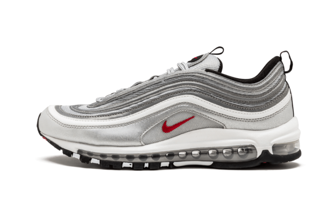 Purchase Nike Air Max 97 OG QS 2017 «Silver Bullet» METALLIC SILVER/VARSITY RED 884421 001 for Women - On Sale Now!