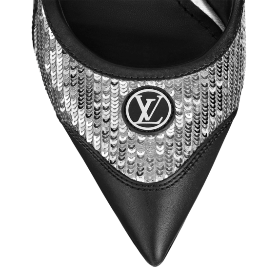 Women's Silver Louis Vuitton Archlight Slingback Pump - Get Great Discount!