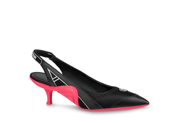 Buy Louis Vuitton Archlight Slingback Pump Black / Fuchsia Pink for Women