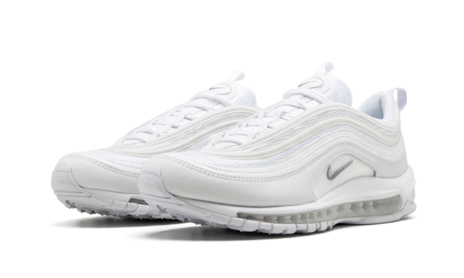 Women's Nike Air Max 97 Triple White Wolf Grey On Sale Now