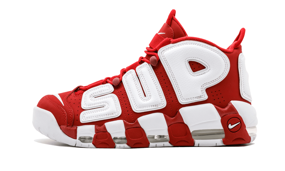authentic Nike UPTEMPO   Supreme Varsity Red  for sale