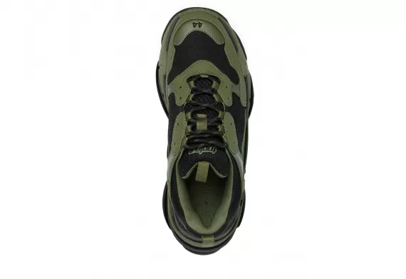 Save on Men's Balenciaga Triple S - Green/Black, Get Discount!