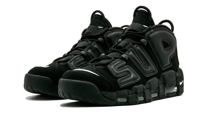 Shop Now for Women's Nike Air More Uptempo - Supreme Suptempo Black