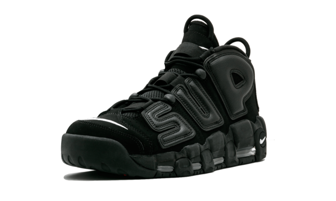 Women's Nike Air More Uptempo - Supreme Suptempo Black Available to Buy Now