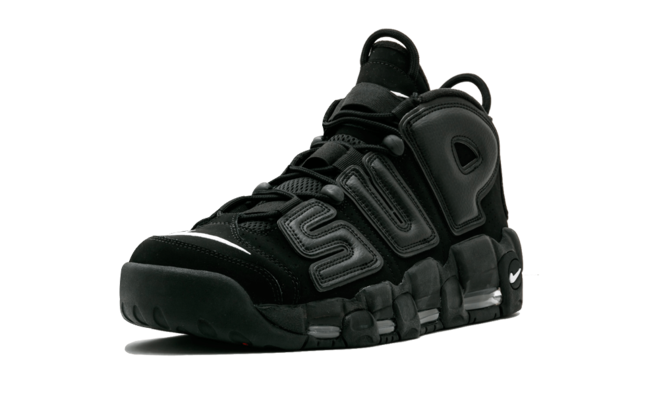 Men's Nike Air More Uptempo Supreme Suptempo Black - Get It Now!