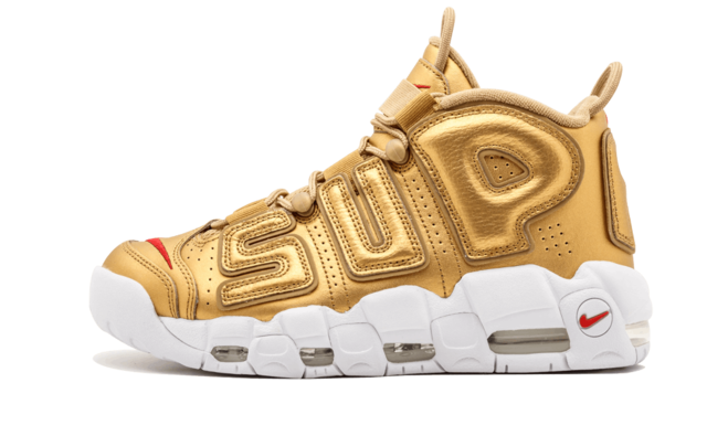 Buy Women's Nike Air More Uptempo Supreme Suptempo Gold