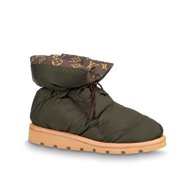 Buy Louis Vuitton Pillow Comfort Ankle Boot Khaki Green for Women