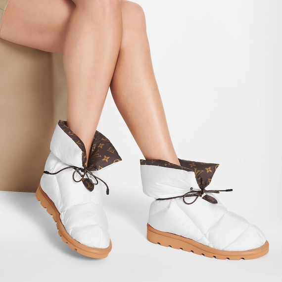 Women's Pillow Comfort Boot White from Louis Vuitton - Get Now!