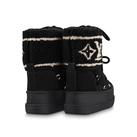 Complete Your Look with Louis Vuitton Polar Flat Half Boot Black
