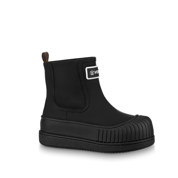 Buy Louis Vuitton Polar Flat Ankle Boot Black for Women