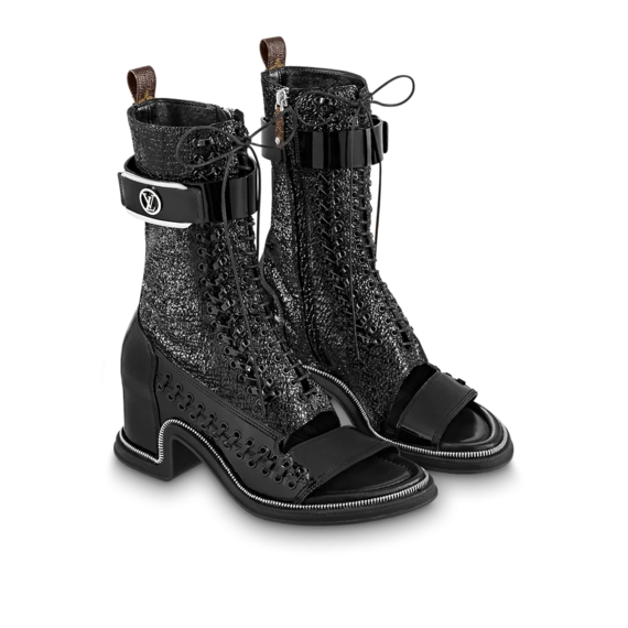 Women's Louis Vuitton Moonlight Half Boot Black - Get Now!