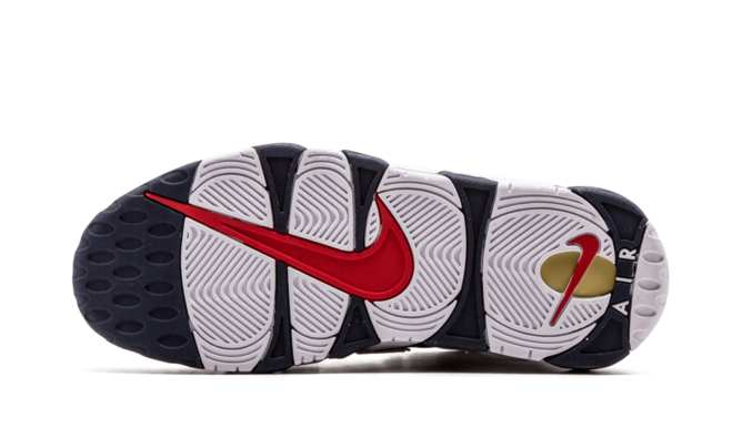 Men's Sneakers: Nike Air More Uptempo (GS) - Olympic - Discount Available!