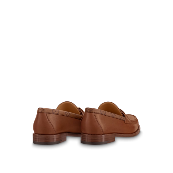 Online Shop Offering Cognac Brown Louis Vuitton Major Loafer Shoes for Men's