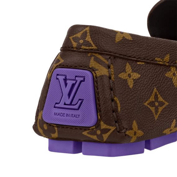 Men's LV Driver Mocassin Monogram Grained - Get It Now