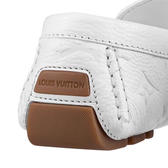 Men's Fashion: Louis Vuitton Monte Carlo moccasin White - On Sale Now!